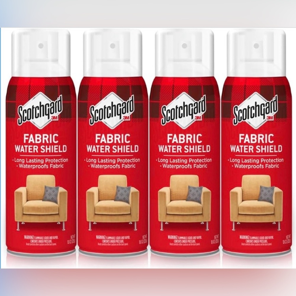 ScotchGuard 3M Fabric Water Shield 4 Cans New